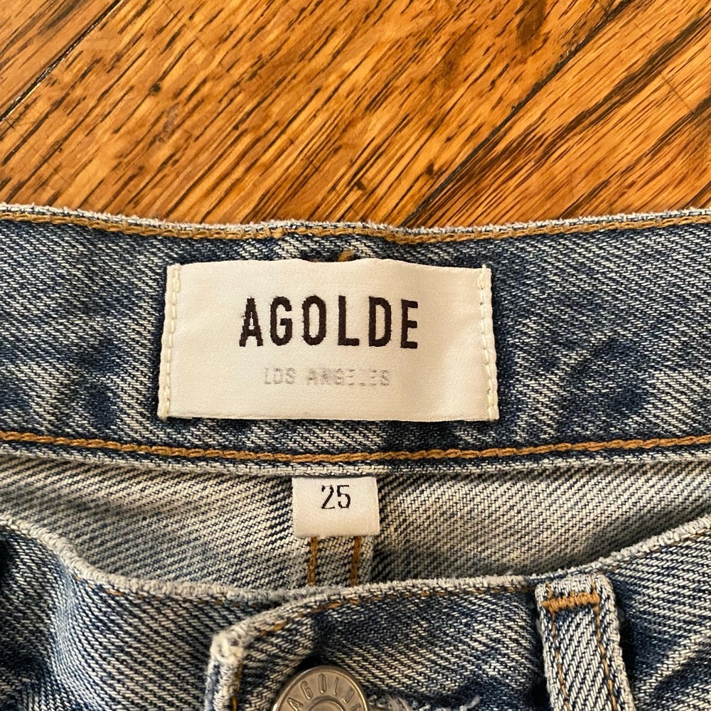 Agolde Riley High Rise Straight Crop Jean | Escalate - Picture 3 of 4